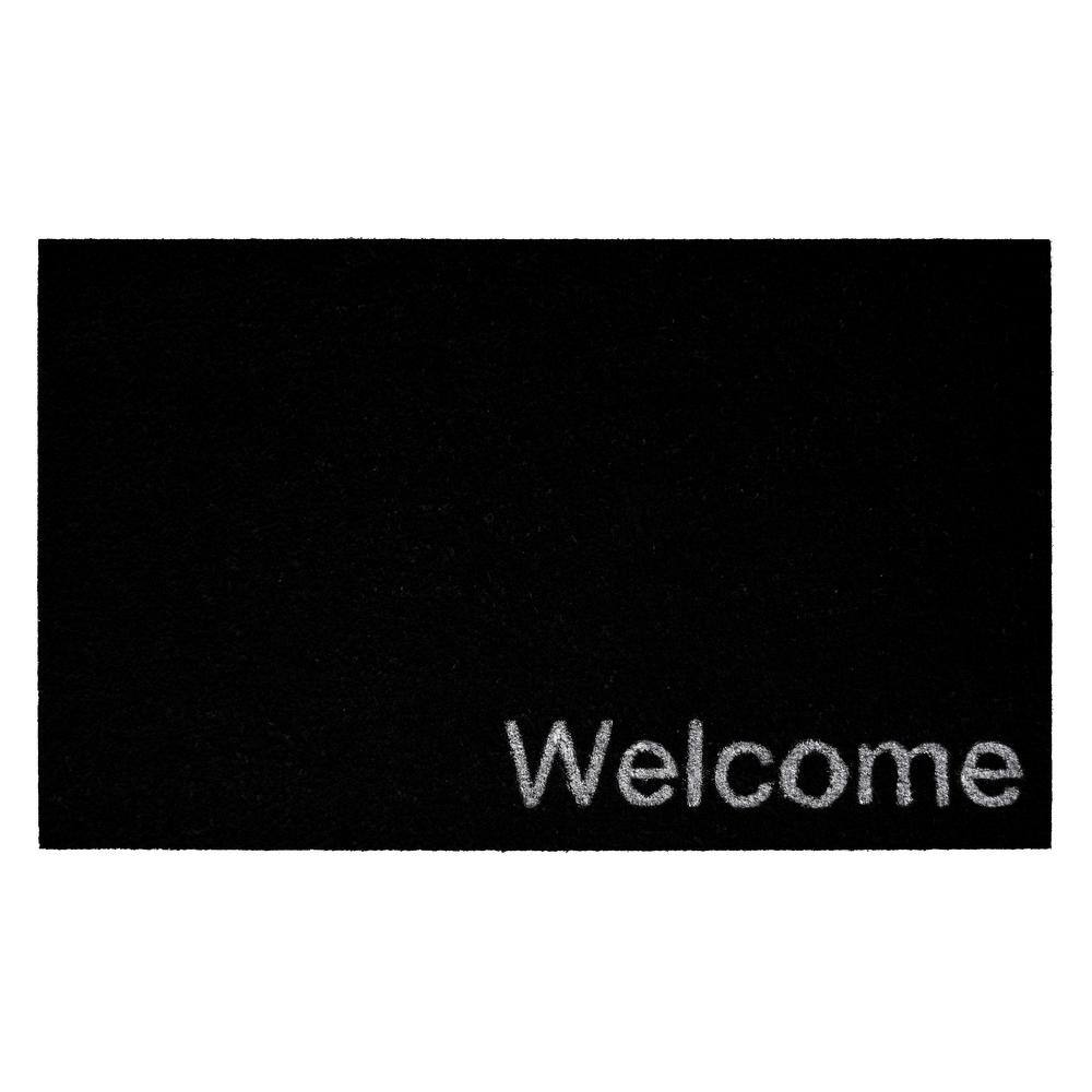 "Collins Black Pastel Welcome Doormat, 24"" x 36""" price history on PriceWatchPro