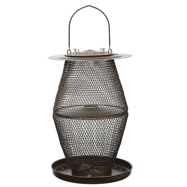 No/No Bronze Lantern Wild Bird Feeder
