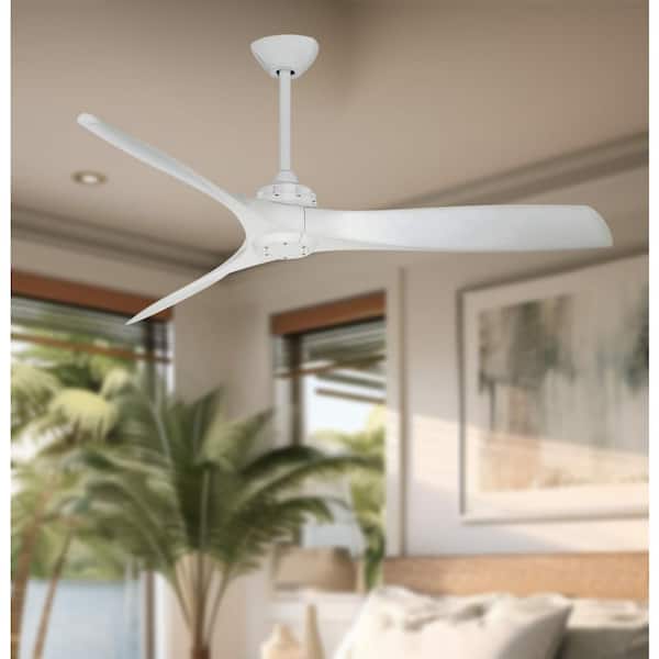 Aviation 60 in. Indoor White Ceiling Fan with Remote Control