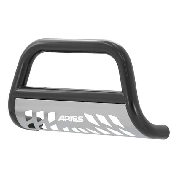 Aries 3-Inch Black Steel Bull Bar, No-Drill, Select Toyota Tacoma