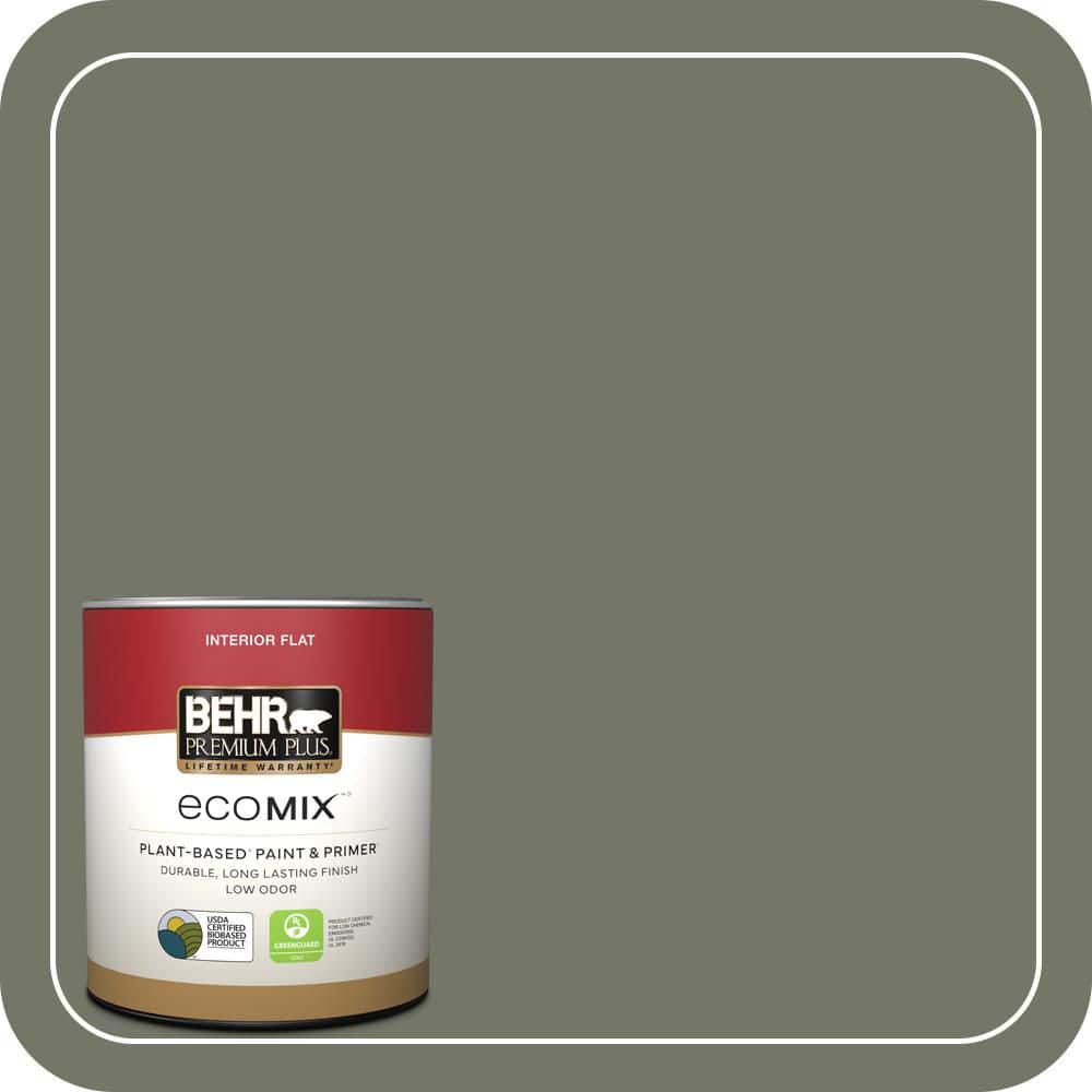 1 qt. #PPU10-19 Conifer Green Flat EcoMix Plant-Based Interior Paint & Primer price history on PriceWatchPro