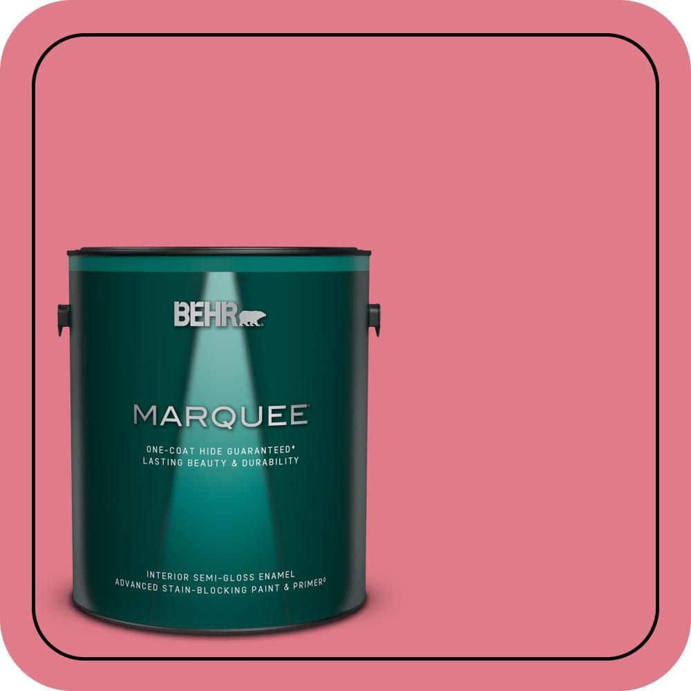 1 gal. #P150-4 Hot Gossip Semi-Gloss Enamel Interior Paint & Primer price history on PriceWatchPro