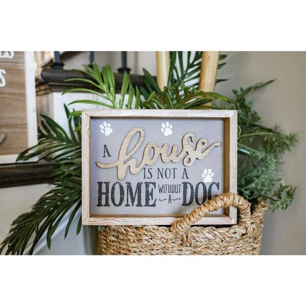 A House is Not a Home Without a Rottweiler Dog Sign w/Photo Insert by DGS 