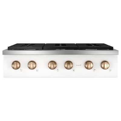 Magic Chef 36 in. Commercial 6-Burner Countertop Gas Hotplate in Stainless  Steel M36HP - The Home Depot