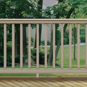 Bella Premier Series 6 ft. x 36 in. Clay Vinyl Level Rail Kit with Square Balusters