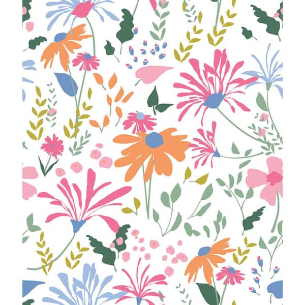 RoomMates 30.75 sq.ft. Bella Garden Peel and Stick Wallpaper