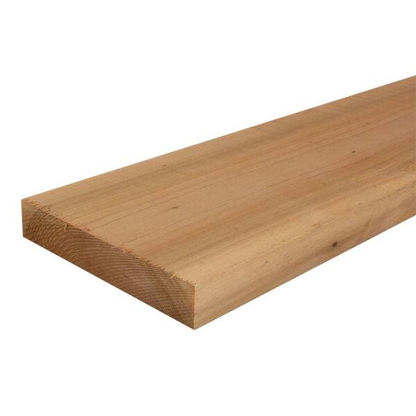 Builders Choice 5/4 in. x 6 in. x 10 ft. Select Tight Knot Green Cedar