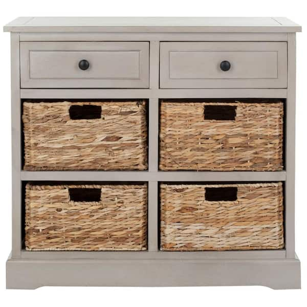 SAFAVIEH Herman Gray 6-Drawer Chest