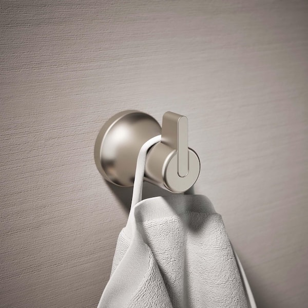 Setra Robe Hook in Vibrant Brushed Nickel