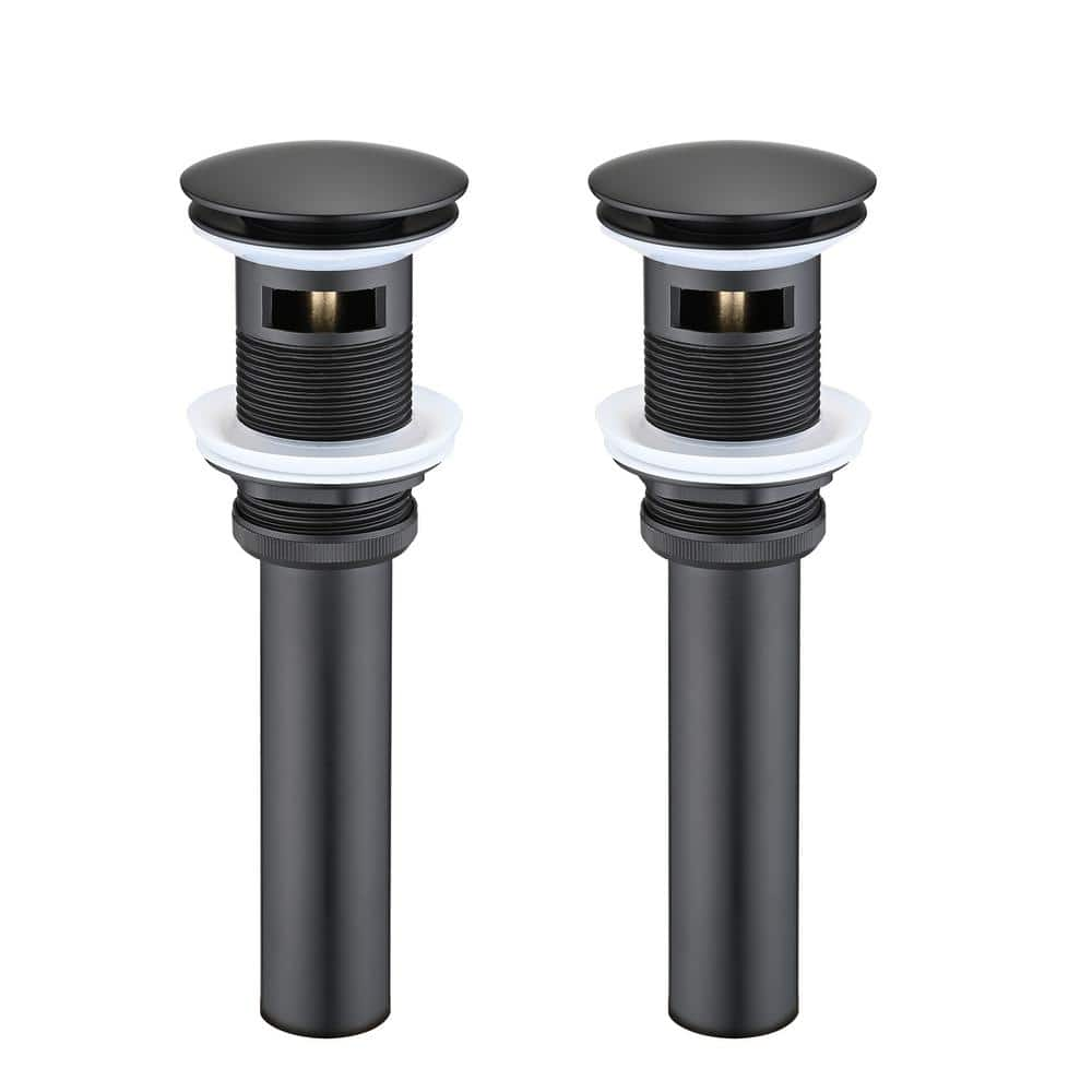 Yasinu Bathroom Pop Up Drain Assembly Vessel Sink Drain Stopper With Overflow Ynb007a02mb2pk