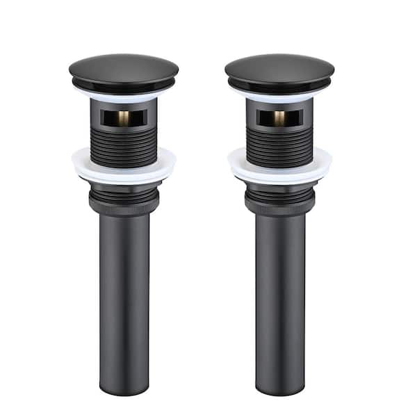 YASINU Bathroom Pop-Up Drain Assembly Vessel Sink Drain Stopper with Overflow