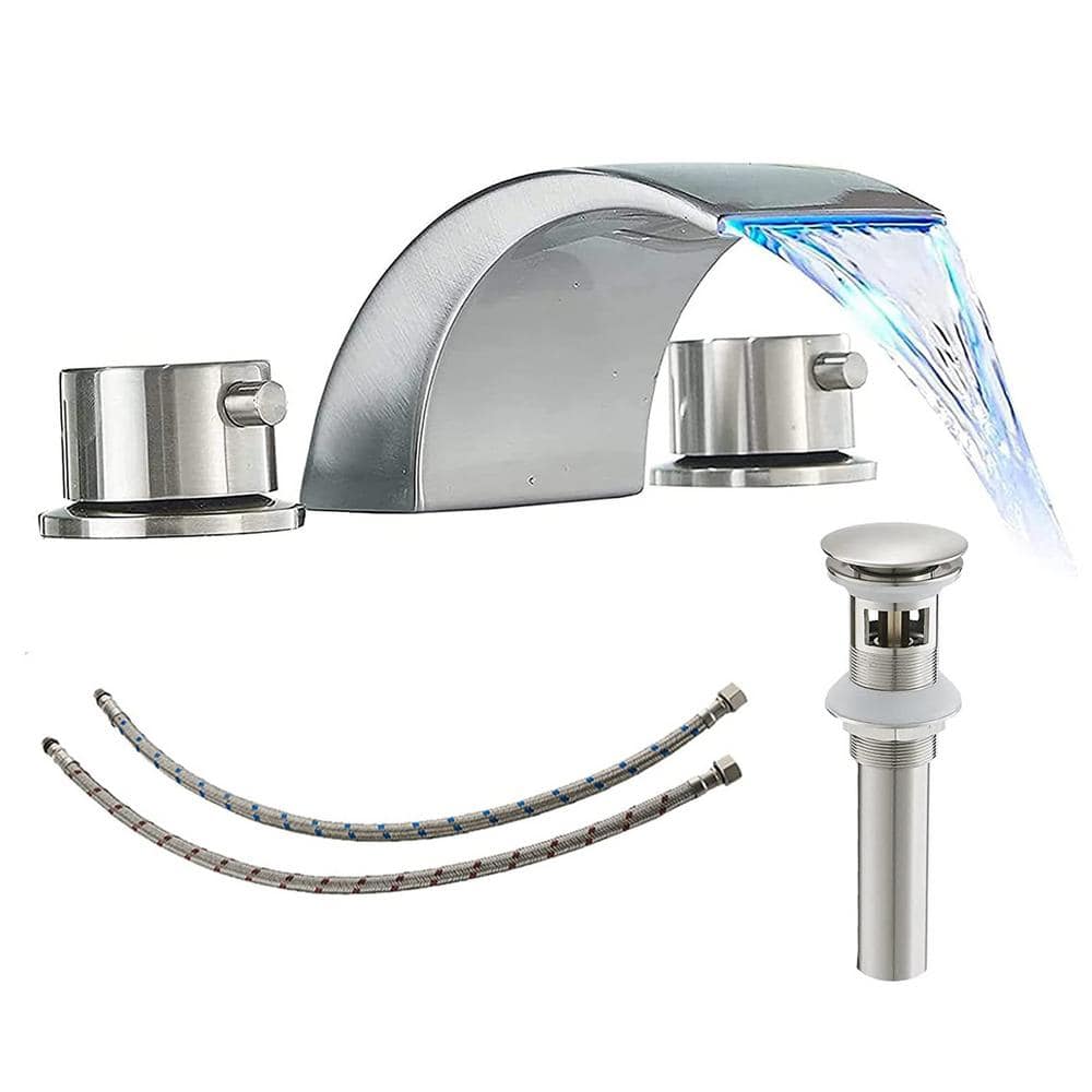 Greenspring Brushed Nickel Bathroom outlet Faucet