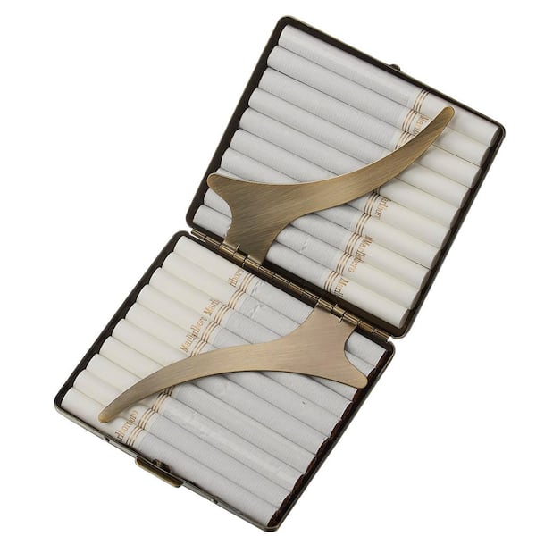 Visol VCM500 Sylva Floral Pattern Cigarette Case - Holds 9 120 Size Cigarettes