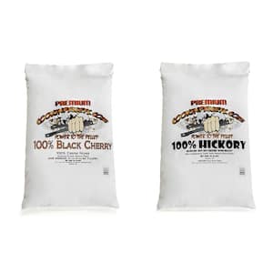 40 lbs. Bags Black Cherry Wood Pellets and Premium Hickory Pellets