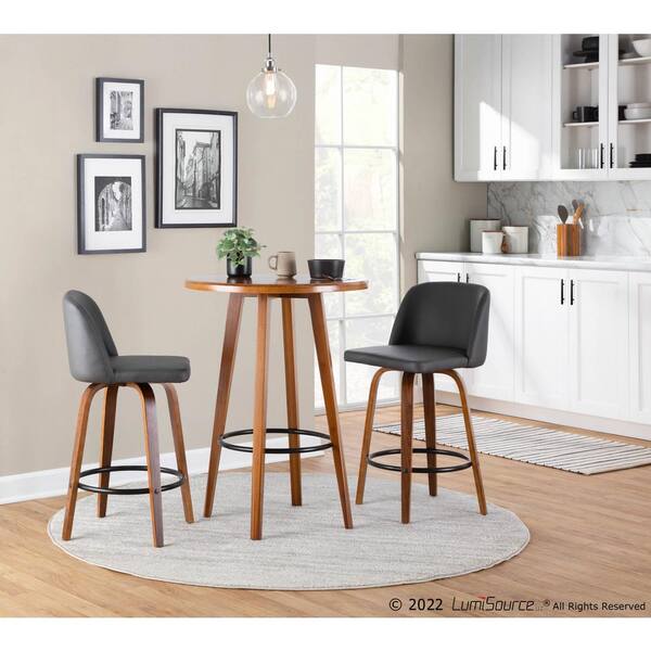 black counter height bar chairs