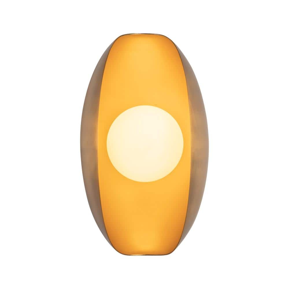 Cortez 5-in Vintage Brass dimmable LED Wall/Vanity Light price history on PriceWatchPro