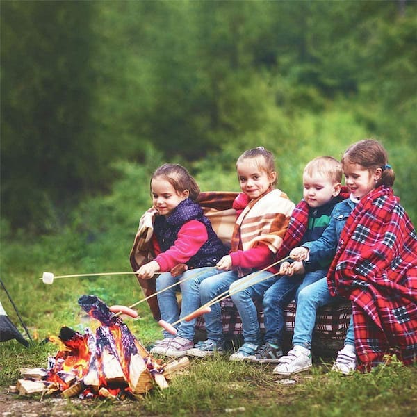 36 in. L 5 mm Fire Pit Kit Thick, 120 Count Marshmallow Roasting