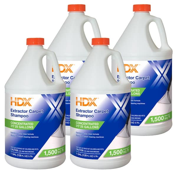 HDX 1 Gal. Extractor Carpet Shampoo (4-Pack)