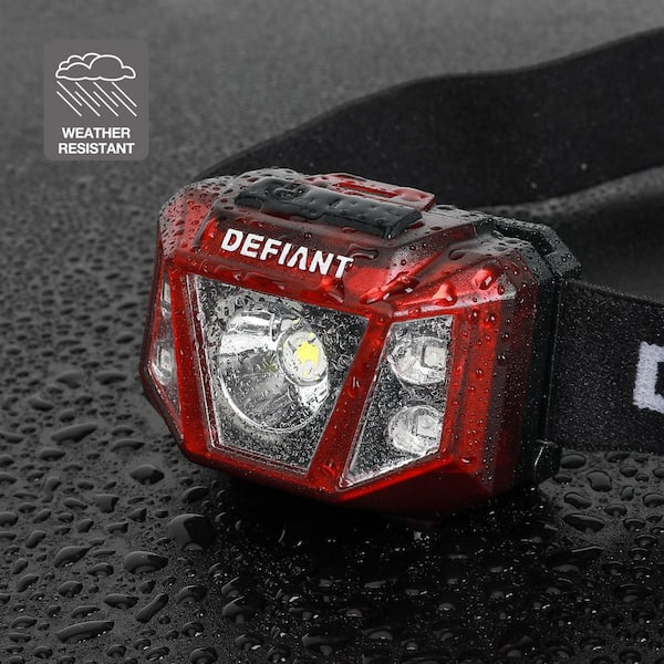 Defiant 550 Lumens LED Alkaline Headlight 00488 - The Home Depot