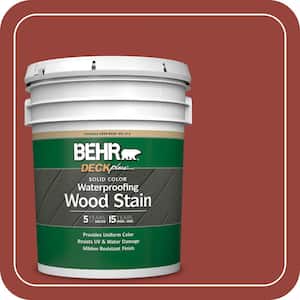 BEHR DECKplus 5 gal. #S130-7 Cherry Cola Solid Color Waterproofing