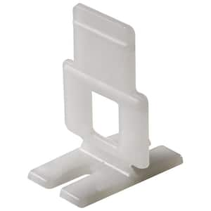 Lash White 1 in. W Polymer Clip, Part A of 2-Part Tile Leveling System 2,000-Pack