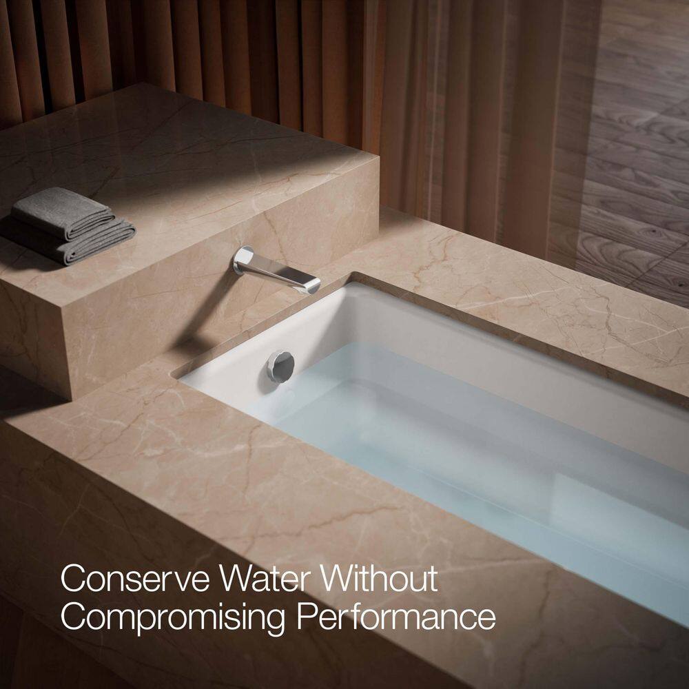 Polished Chrome Wall Mounted Bath Spout