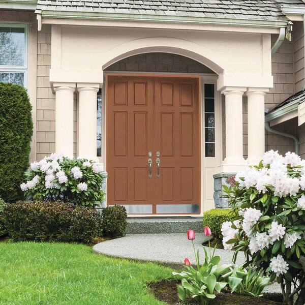 Glidden Premium 1 gal. PPG1069-7 Cinnamon Spice Satin Glidden Premium 1 gal. PPG1069-7 Cinnamon Spice Satin