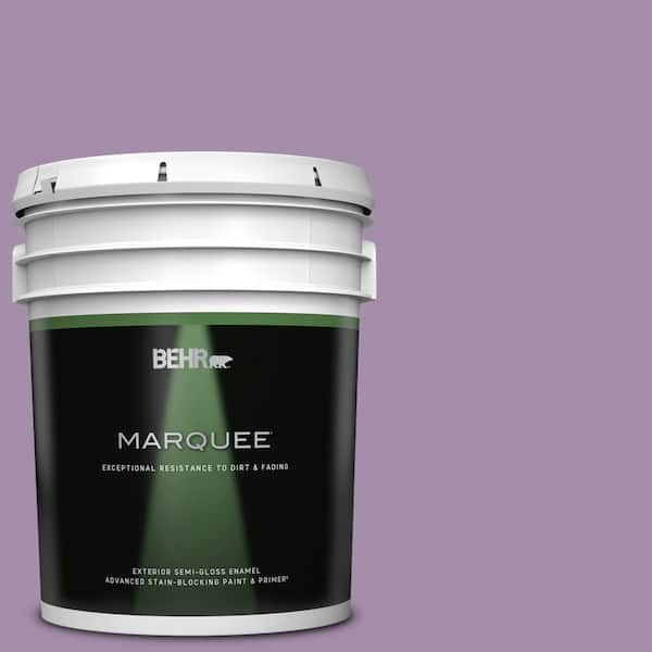 BEHR MARQUEE 5 gal. #M100-4 Aged to Perfection Semi-Gloss Enamel Exterior Paint & Primer