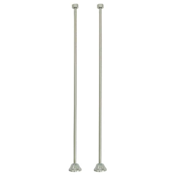 Kingston Brass Vintage Straight Bath Supply, Polished Chrome