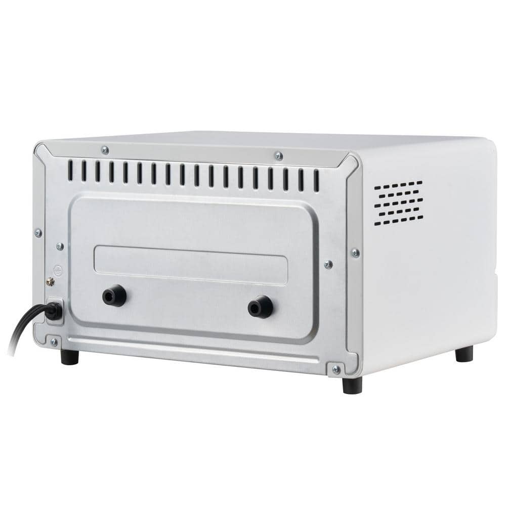 White Compact 12L Steam Convection Toaster Oven