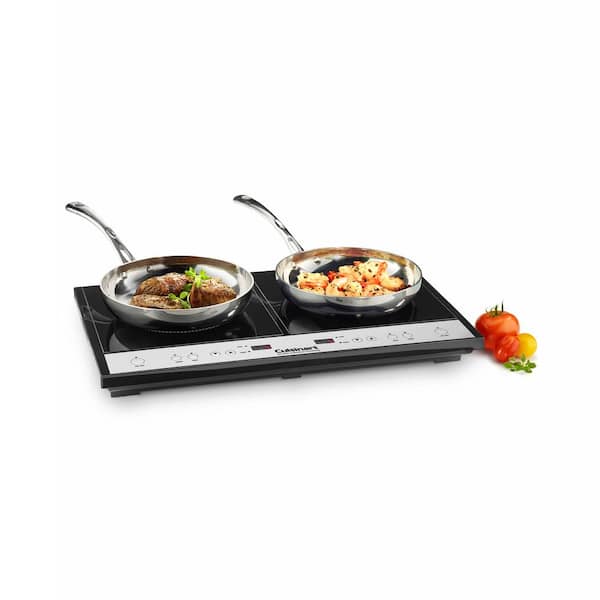 Cuisinart ICT-60FR Double Induction Cooktop, Black - Certified Refurbished