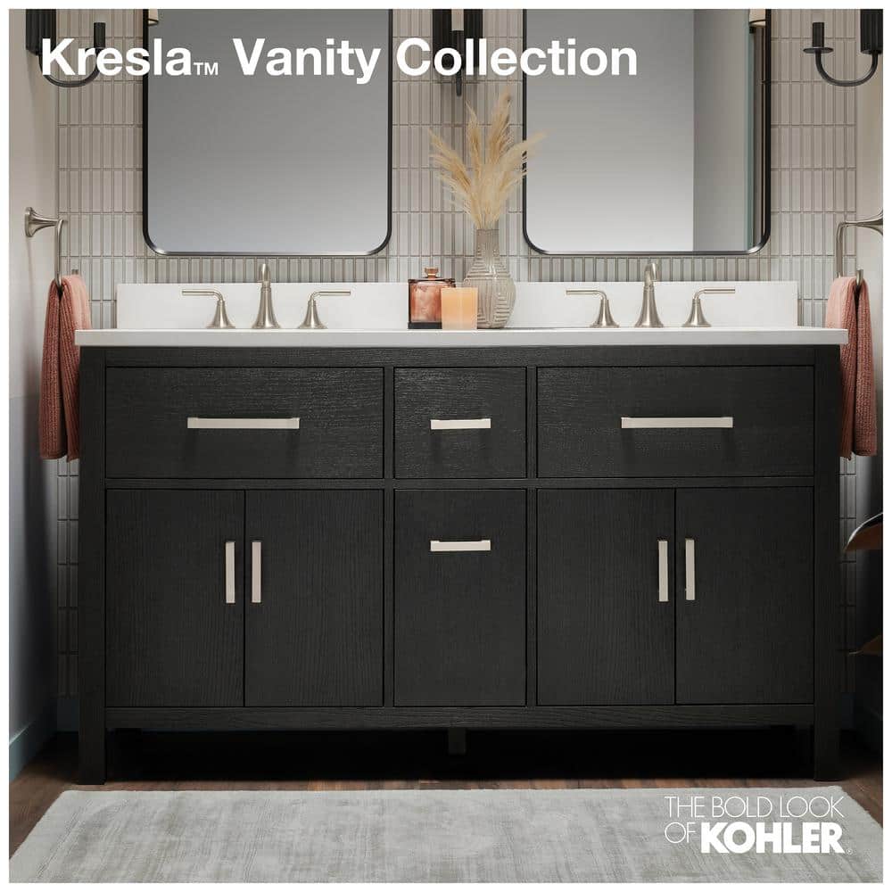 Kresla 36" Atmos Grey Freestanding Bathroom Vanity with Quartz Top