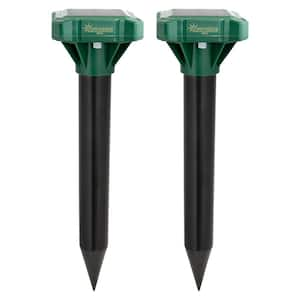 Solar Sonic Mole Repellent Spikes (2-Pack)