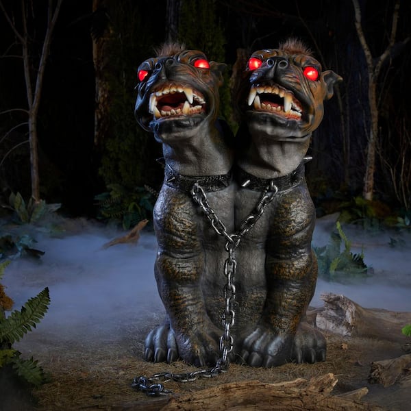シンチレーター　ハロウィンed Home Accents Holiday 3.5 FT Wicked Woods Animated LED Hell Hound