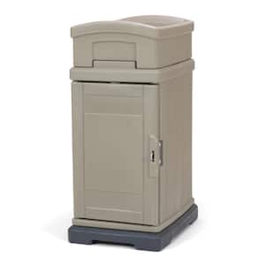 Hide Away Lockable Parcel Delivery and Storage Box in Tan
