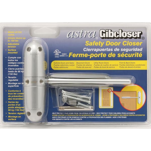 Prime-Line Safety Spring Door Closer, 4-1/4 in., Diecast