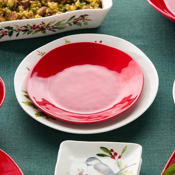 Certified International Berry Red Christmas Assorted Colors