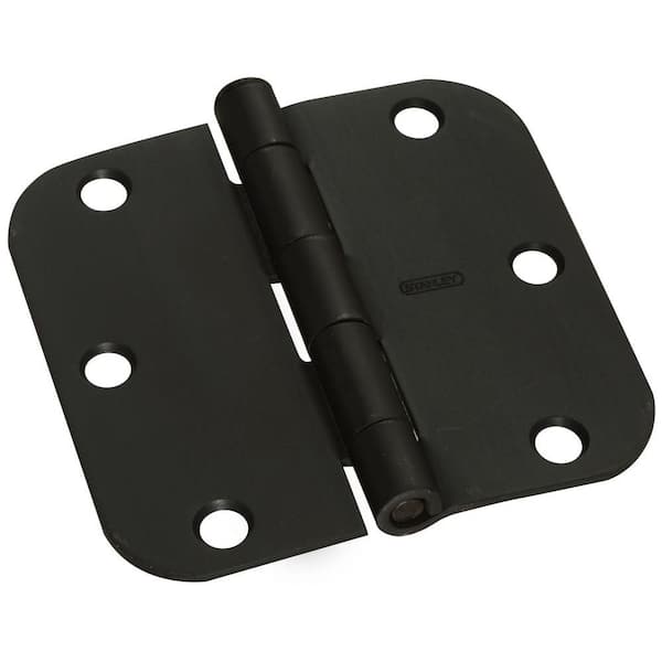 Stanley-National Hardware 3-1/2 in. x 3-1/2 in. x 5/8 in. Radius Residential Hinge