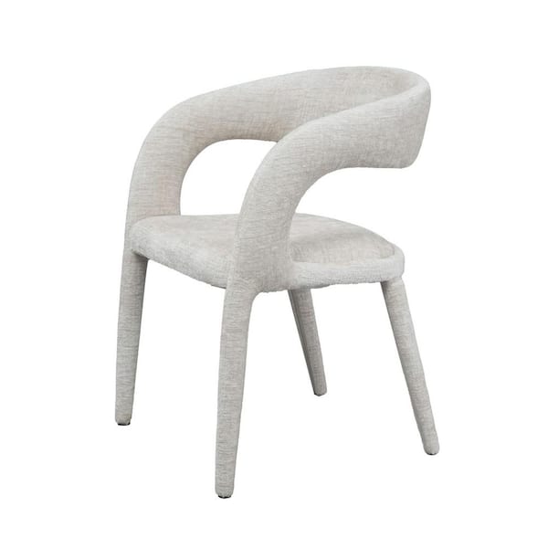 Faerron Light Grey Fabric Dining Chair