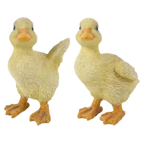 HI-LINE GIFT LTD. Ducklings with Wings Out and with Wings Down Statue