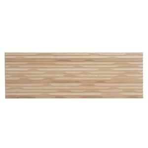 Bois 15.75 in. x 47.25 in. Ribbon Matte Oak Ceramic Rectangular Wall Tile (15.5 sq. ft./case) (3-pack)