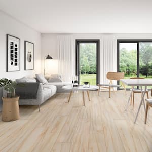 Meliana Arctic 9 in. x 48 in. Matte Porcelain Floor and Wall Tile (648 sq. ft./Pallet)
