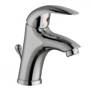Lola Single Hole Single-Handle Bathroom Faucet in Polished Chrome