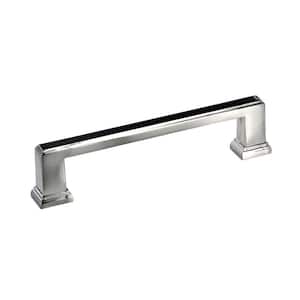 5-1/16 in. (128 mm) Center-to-Center Brushed Nickel Transitional Drawer Pull
