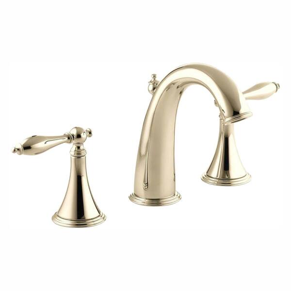 KOHLER Finial Traditional 8 in. Widespread 2-Handle High-Arc