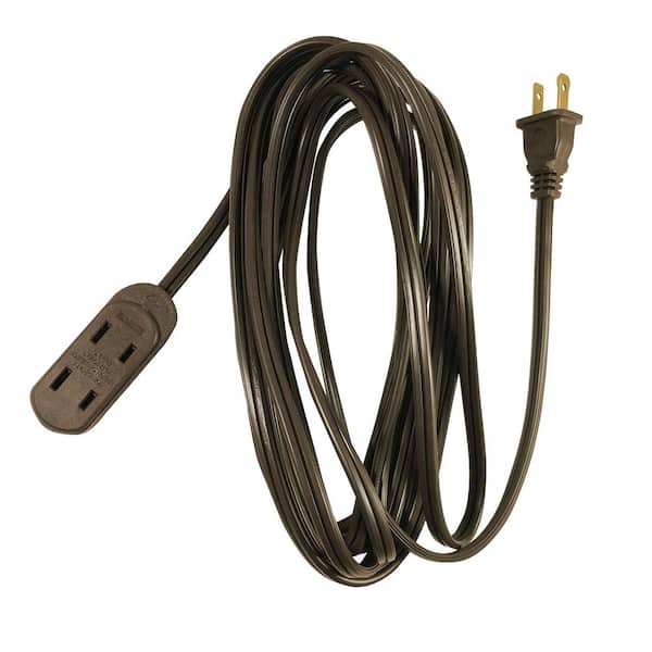 USW 15 ft. 16/2 Brown Indoor Extension Cord 78015USW - The Home Depot