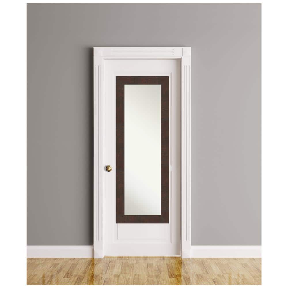 Wildwood Brown and Silver Full-Length Wood Mirror