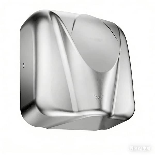 1-Piece Bath Accessory Set Commercial Hand Dryer High Speed Auto Warm Wind Cover AC110V 130V in Brushed Stainless Steel