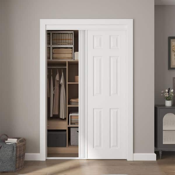 TRUporte 48 in. x 80 in. 106 Series White Composite Interior