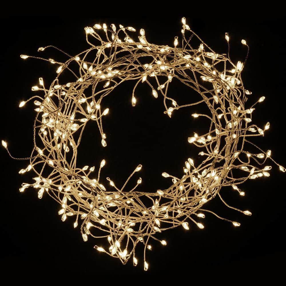 LUMABASE LED Warm White Electric Firecracker Fairy String Lights 58301 The Home Depot